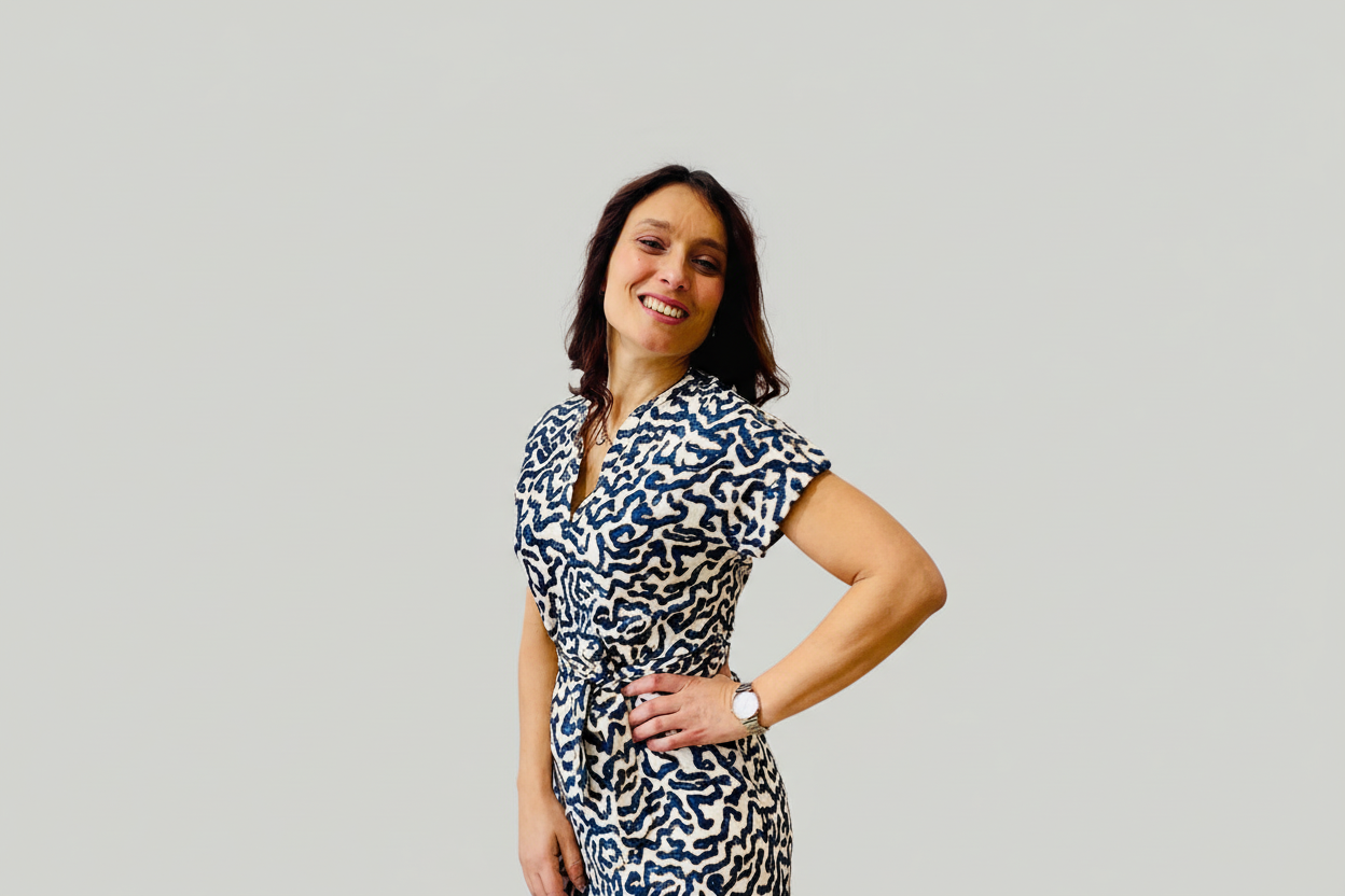 Vestido Estampado - Close-up